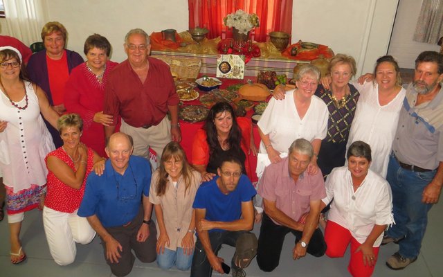 Gaste wat die “Joodse Bruiloffees” bygewoon het